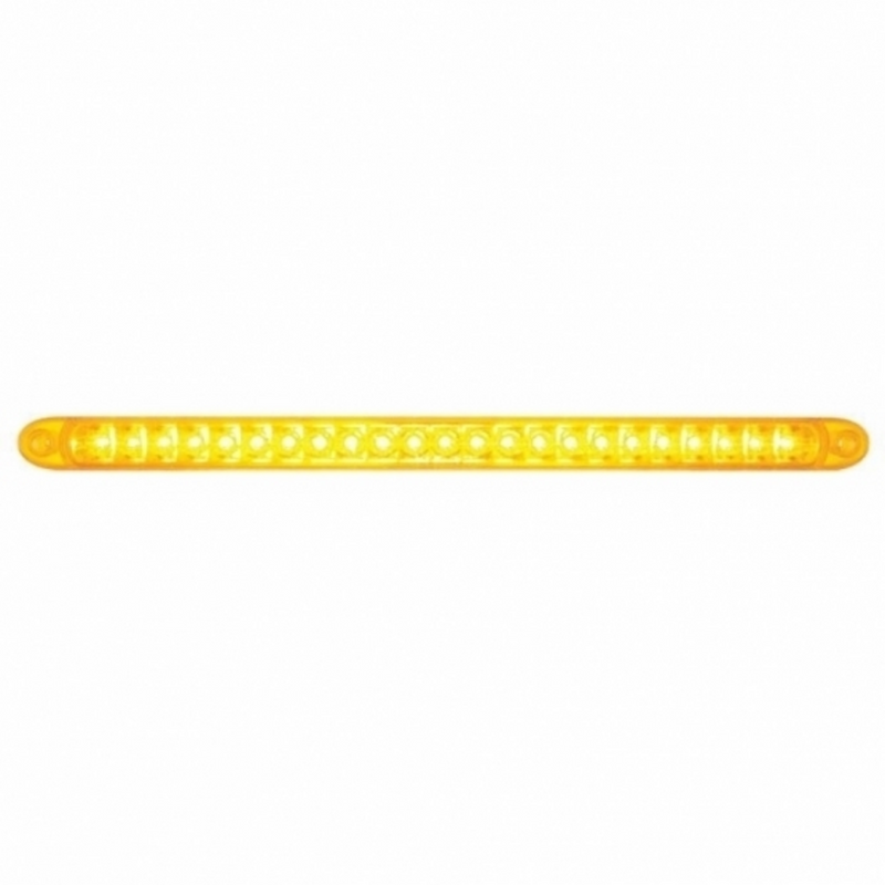 United Pacific 23 SMD LED 17-1/4" Reflector Turn Signal Light Bar Only Amber LED/Amber Lens (Bulk) 37089B