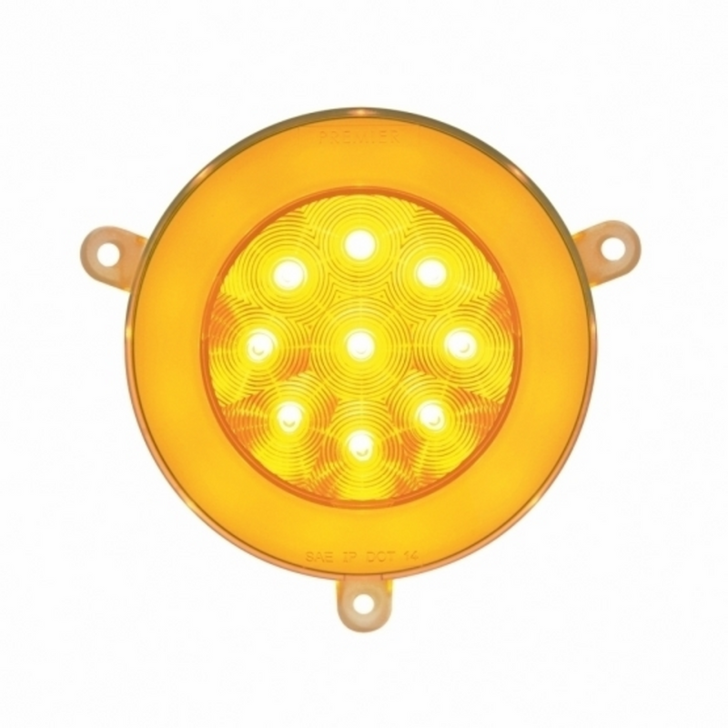 United Pacific 21 LED GloLight Daytime Running Light For 2005-2010 Freightliner Century -Amber LED/Clear Lens 37115