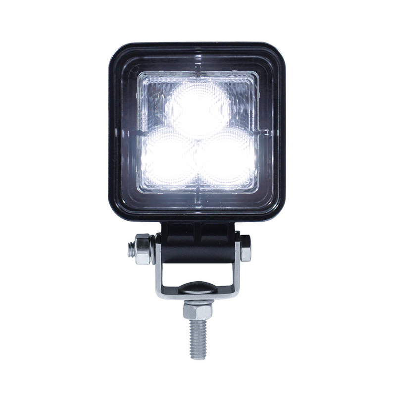 United Pacific 3 High Power 3 Watt LED Square Compact Work Light Flood Light (Retail) 37157