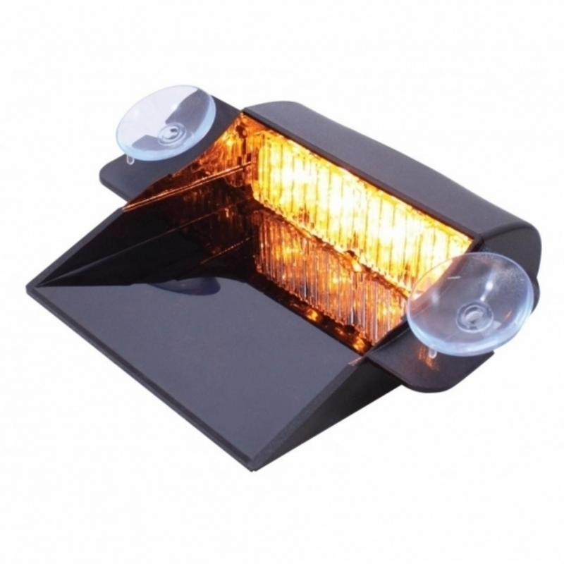 United Pacific 4 High Power LED Dash Warning Light Amber LED (Bulk) 37182B