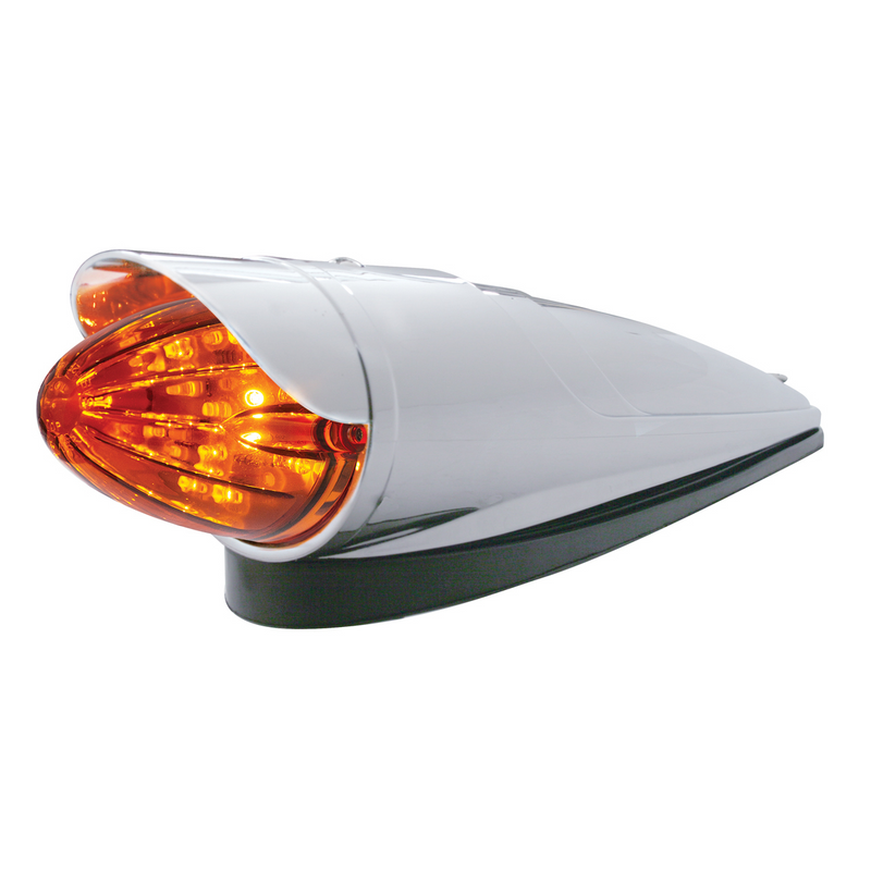 United Pacific 19 LED Watermelon Grakon 1000 Cab Light Kit With Visor Amber LED/Dark Amber Lens 37306