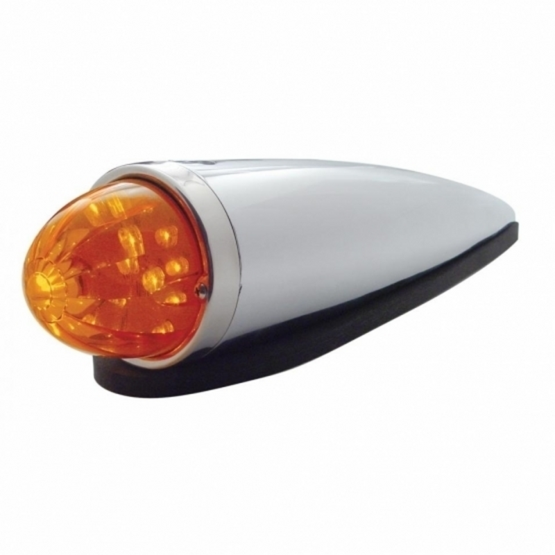 United Pacific 17 LED Watermelon Cab Light Kit With Die Cast Housing Amber LED/Dark Amber Lens 37310