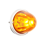 United Pacific Ultraburst Glass Watermelon Flush Mount Kit with Bulb