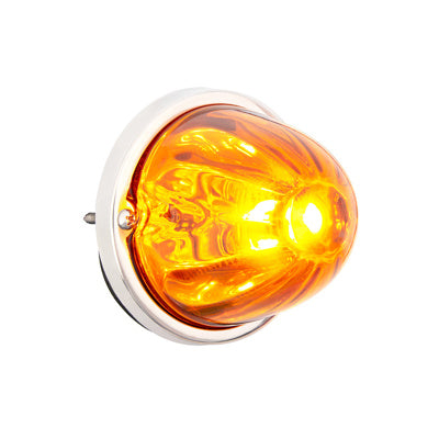 United Pacific Ultraburst Glass Watermelon Flush Mount Kit with Bulb