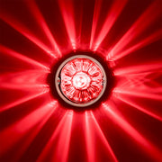 United Pacific Ultraburst Glass Watermelon Flush Mount Kit with Bulb