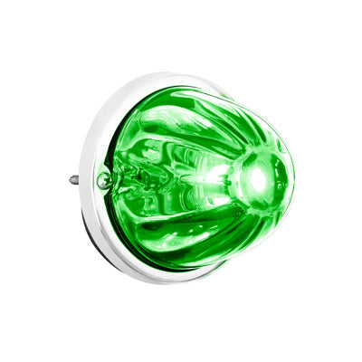 United Pacific Ultraburst Glass Watermelon Flush Mount Kit with Bulb