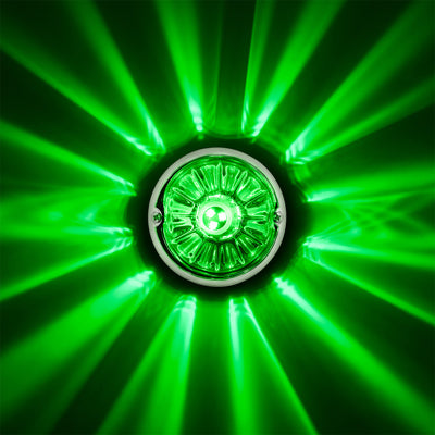United Pacific Ultraburst Glass Watermelon Flush Mount Kit with Bulb