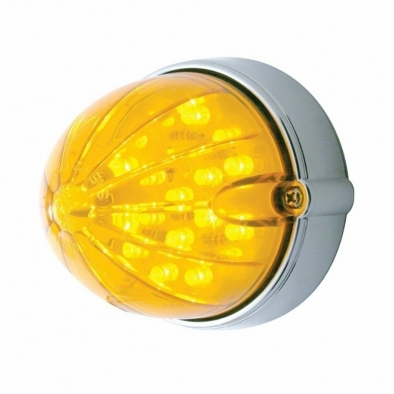 United Pacific 19 LED Watermelon Flush Mount Kit Amber LED/Amber Lens 37452