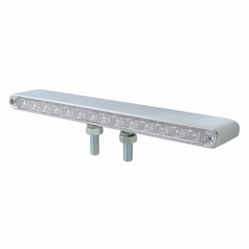 United Pacific 28 LED 12" Double Face Light Bar Amber LED/Clear Lens 37471