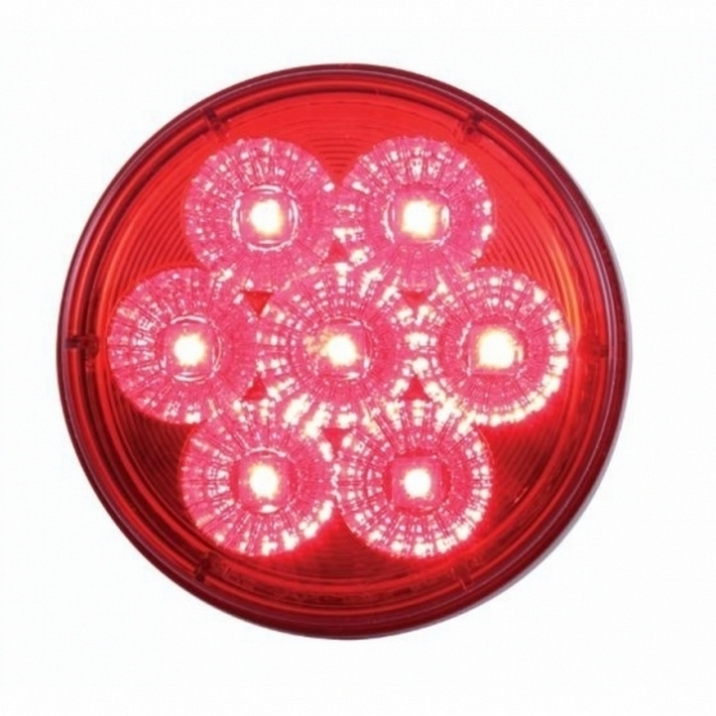 United Pacific 7 LED 4" Round Reflector Light (Stop, Turn & Tail) 37585