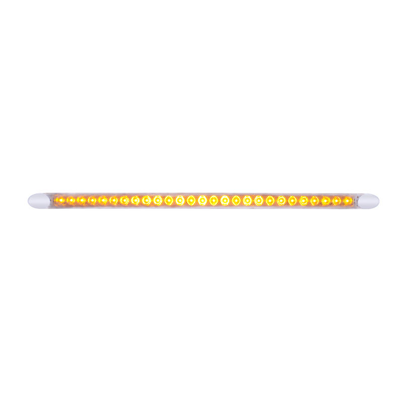 United Pacific 27 High Power LED 21 3/4" Auxiliary/Utility Light Bar Amber LED/Clear Lens (Bulk) 37599B