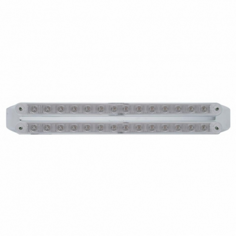 United Pacific Dual 14 LED 12" Light Bars (Stop, Turn & Tail) Red LED/Clear Lens 37668