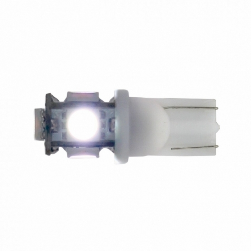 United Pacific 5 High Power LED 360 Degree 194 Bulb White (2-Pack) 37803