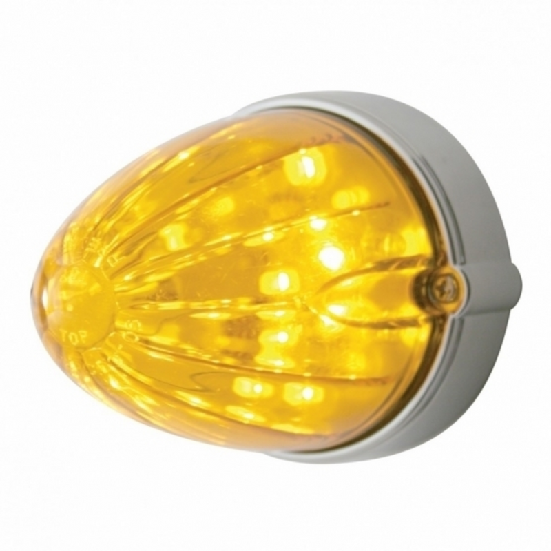 United Pacific 19 LED Watermelon Grakon 1000 Flush Mount Kit Amber LED/Amber Lens 37978