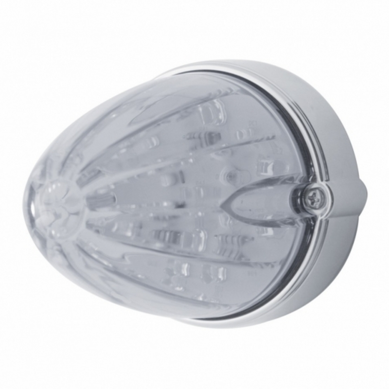 United Pacific 19 LED Watermelon Grakon 1000 Flush Mount Kit Amber LED/Clear Lens 37979