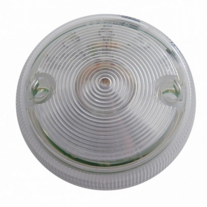 United Pacific 15 LED 3" Single Face Light Only Amber LED/Clear Lens 38034