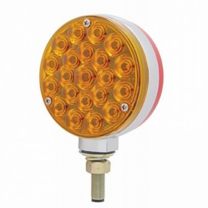 United Pacific 42 LED Double Face Turn Signal Light Amber & Red LED/Amber & Red Lens 38103