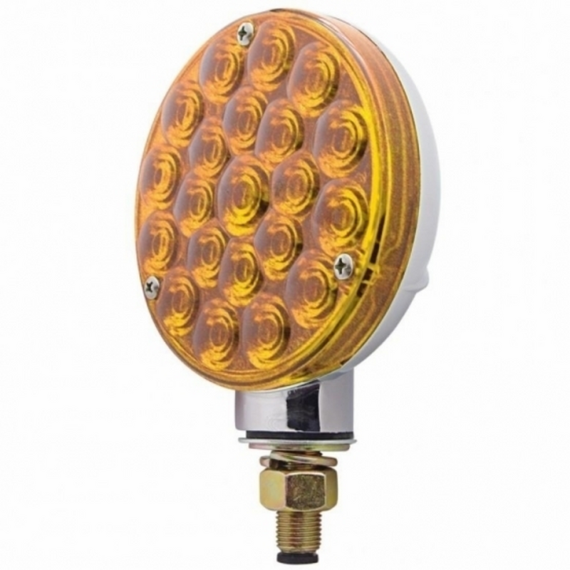 United Pacific 21 LED Single Face Turn Signal Light Amber LED/Amber Lens 38104