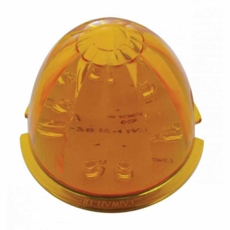 United Pacific 17 LED Watermelon Cab Light Amber LED/Amber Lens 38152