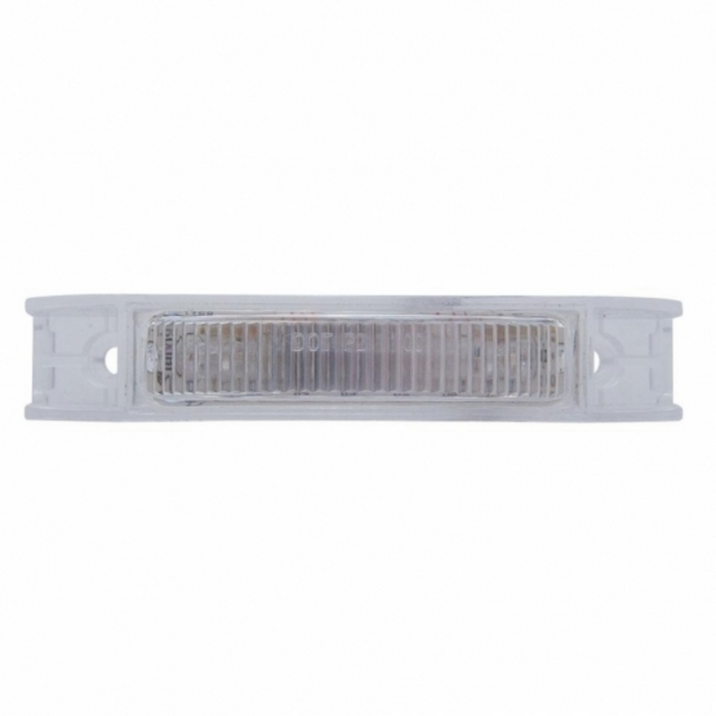 United Pacific 7 LED Rectangular Light (Clearance/Marker) Amber LED/Clear Lens 38156