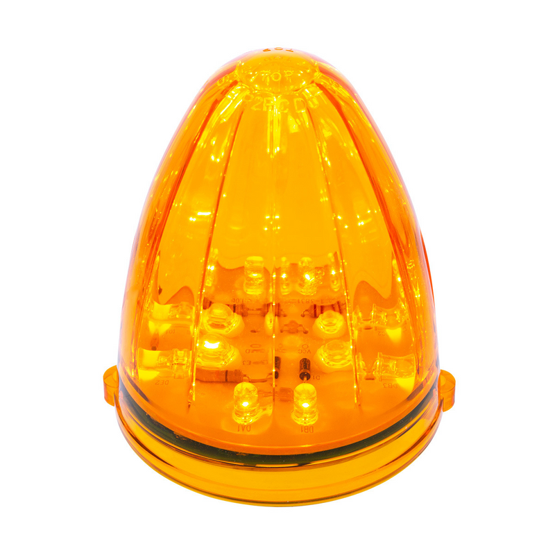 United Pacific 19 LED Watermelon Grakon 1000 Cab Light Amber LED/Amber Lens 38313