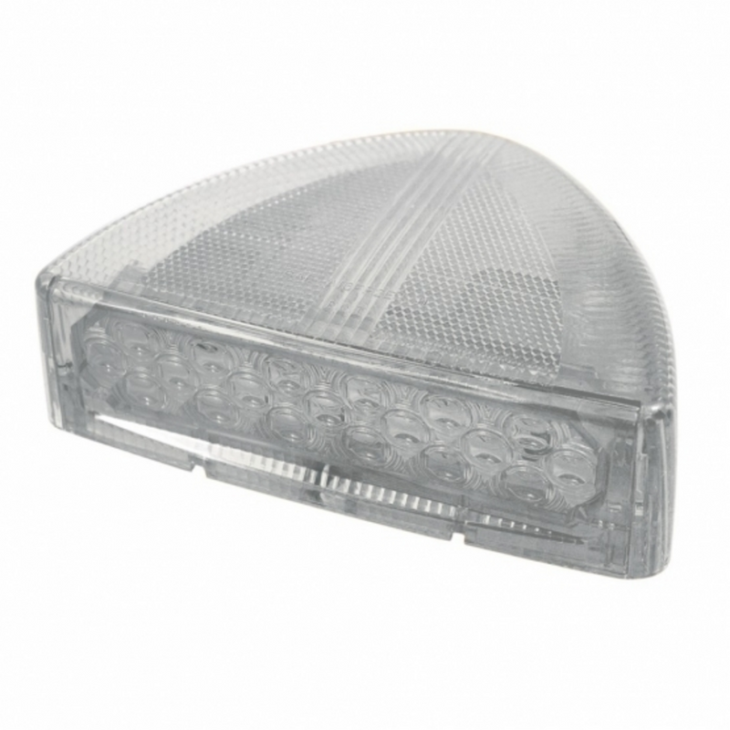 United Pacific 30 LED Low Profile Turn Signal Light For 1987-2007 Peterbilt 379/378/357 Amber LED/Clear Lens 38397