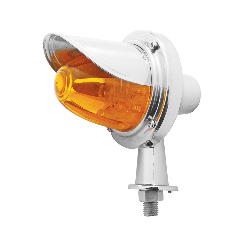 United Pacific 11 LED 1-1/8" Arm Watermelon Honda Light Kit With Visor Amber LED/Amber Lens 38444