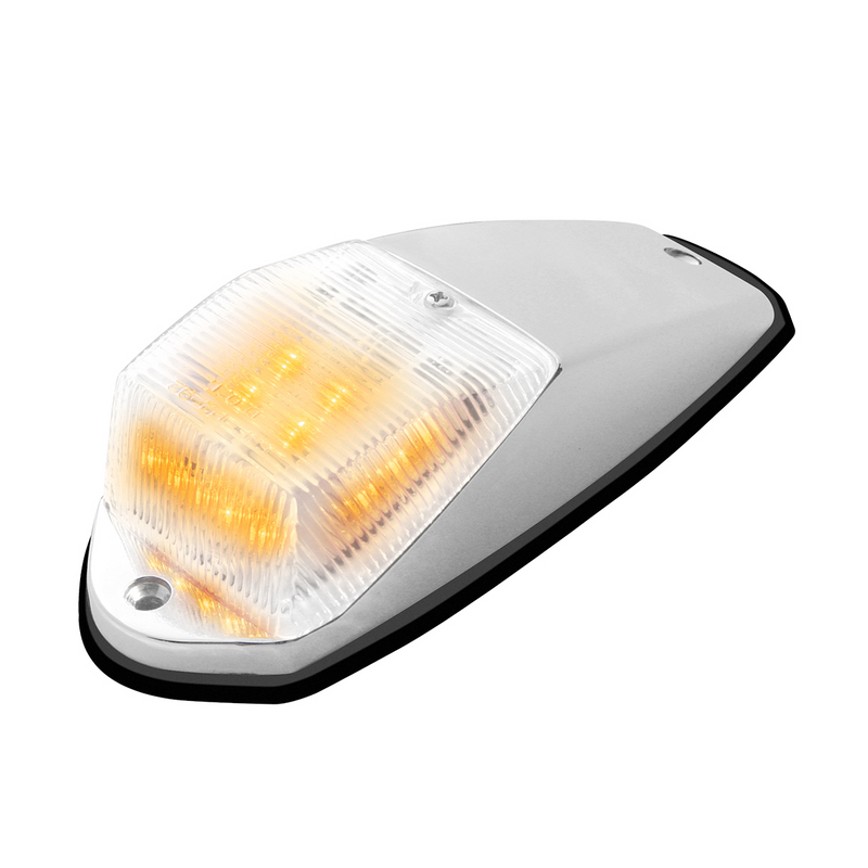 United Pacific 15 LED Pick-Up/SUV Cab Light Kit Amber LED/Clear Lens 38454