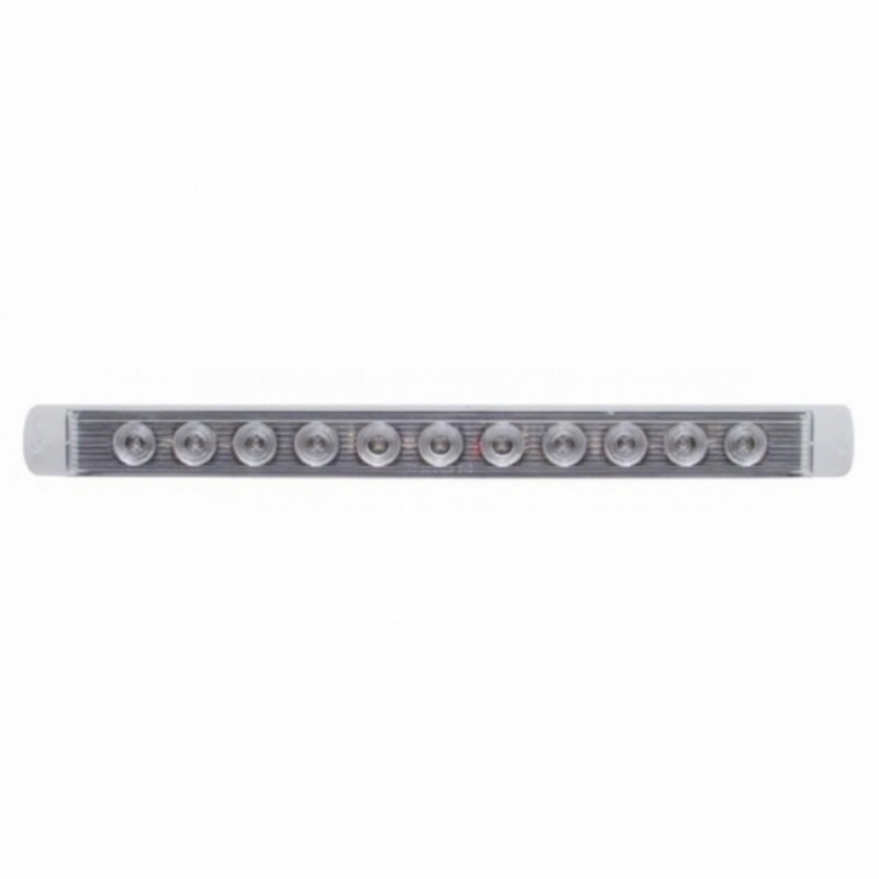 United Pacific 11 LED 17" Light Bar Only (Stop, Turn & Tail) Red LED/Clear Lens 38470