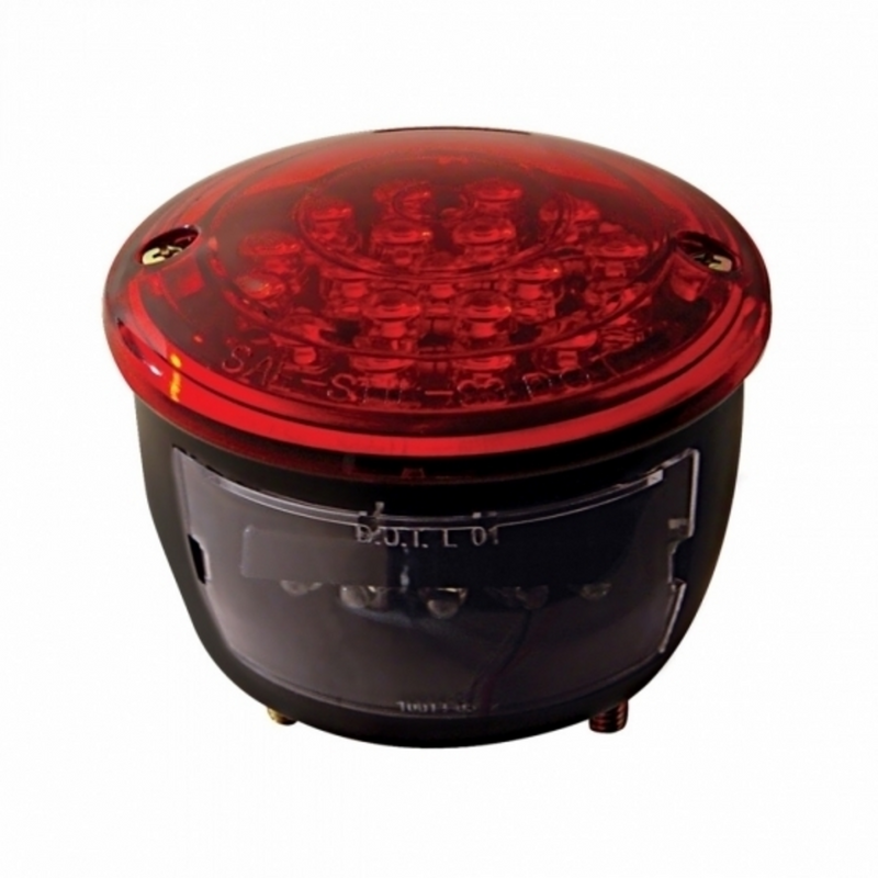 United Pacific 19 LED Stud Mount Light With License Light (Stop, Turn & Tail) Driver (Bulk) 38474B