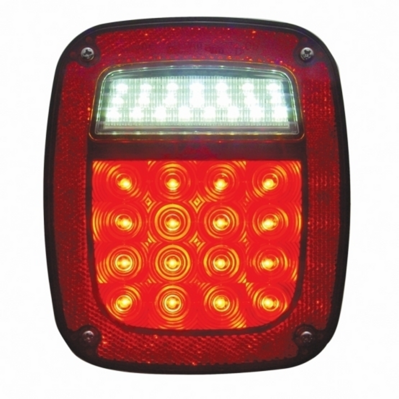 United Pacific LED Universal Combination Tail Light With License Light 38478