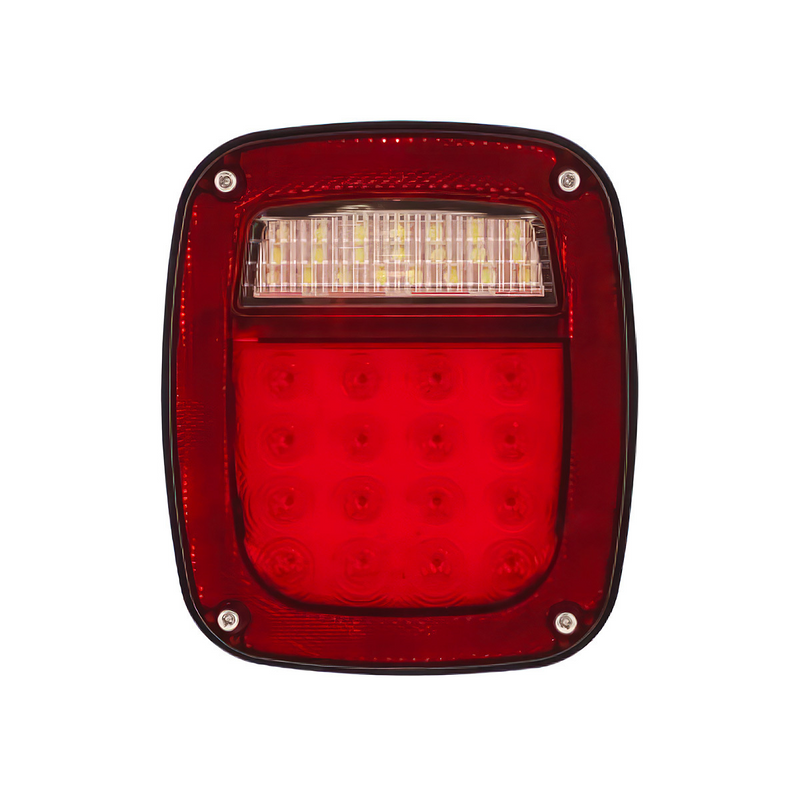United Pacific LED Universal Combination Tail Light With License Light & Side Marker (Bulk) 38491B