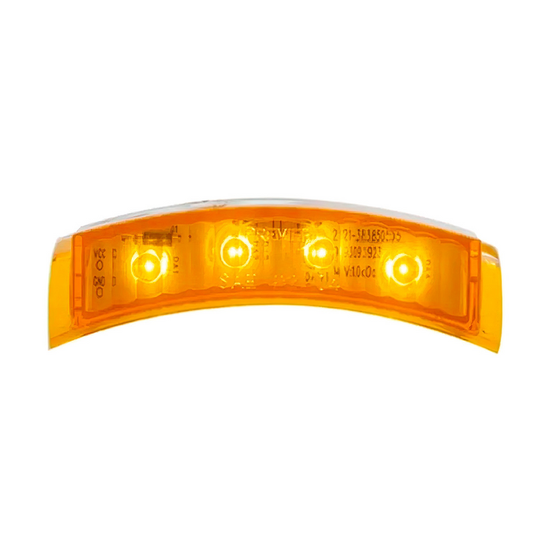 United Pacific 4 LED Headlight Turn Signal Light Amber LED/Amber Lens 38505
