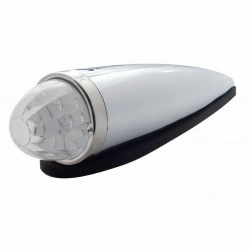 United Pacific 17 LED Watermelon Cab Light Kit With Die Cast Housing Amber LED/Clear Lens 38512