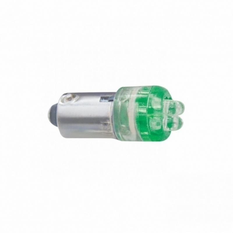 United Pacific 4 Micro LED 1893 Type Bulb Green (2-Pack) 38568