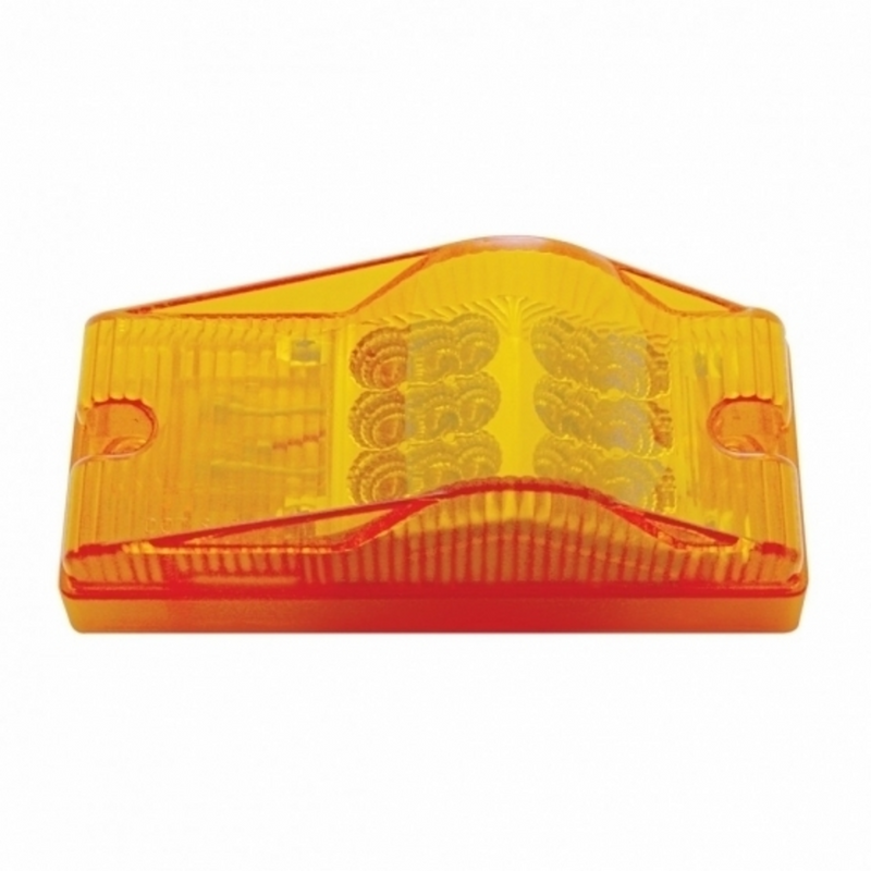 United Pacific 18 LED Reflector Light (Park, Turn & Clearance) Amber LED/Amber Lens 38578