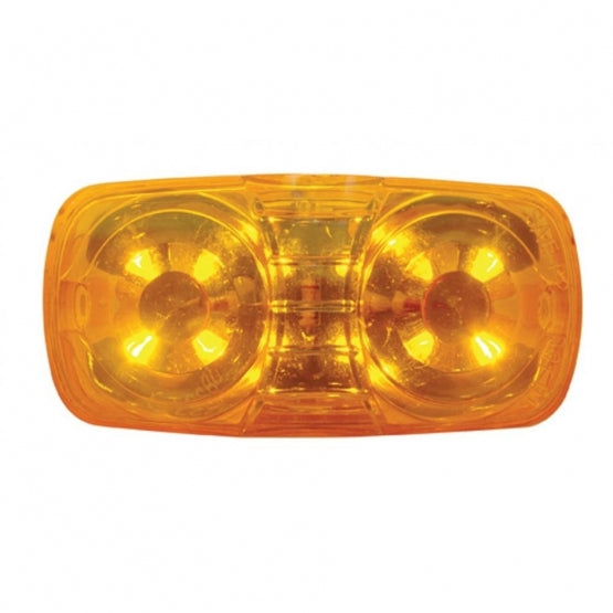 United Pacific 12 LED 4" x 2"  Rectangular "Tiger Eye" Clearance/Marker Light , 38610