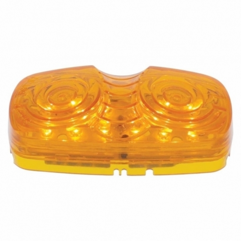 United Pacific 12 LED 4" x 2"  Rectangular "Tiger Eye" Clearance/Marker Light , 38610