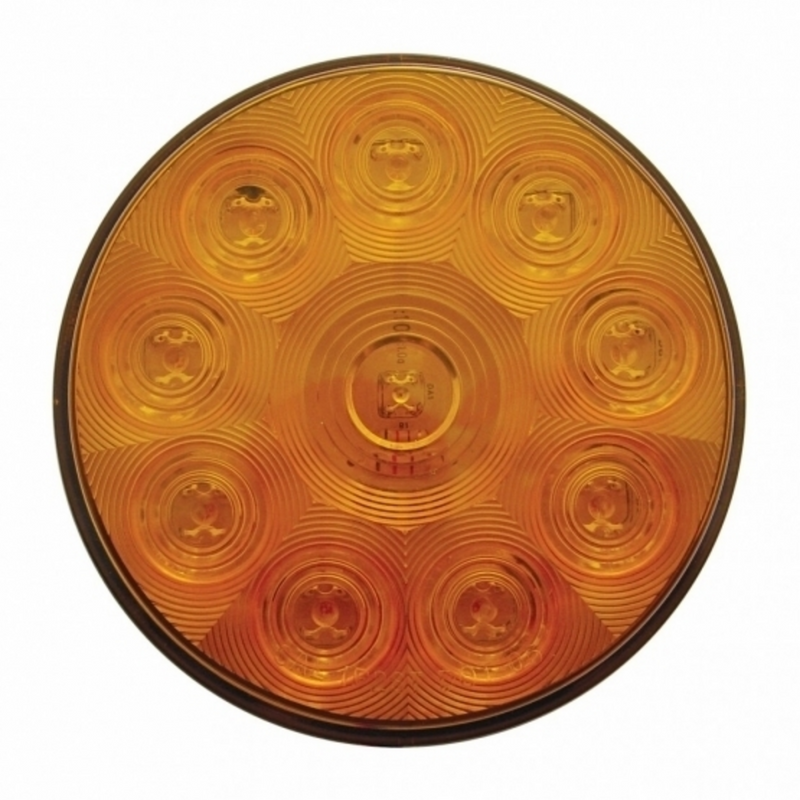 United Pacific 10 LED 4" Turn Signal Light Amber LED/Amber Lens 38771