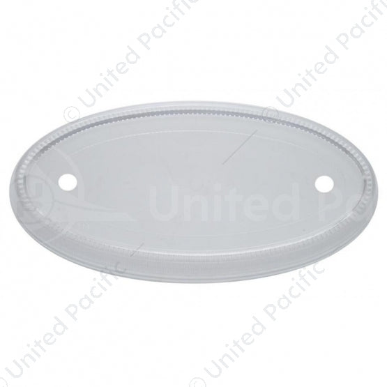 United Pacific Large Peterbilt Emblem Lens - Clear 38895-1