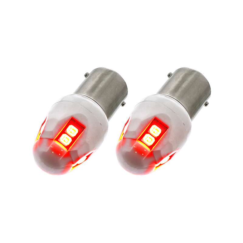 United Pacific High Power 8 LED 1156 Type Bulb Red (Card of 2) 38898