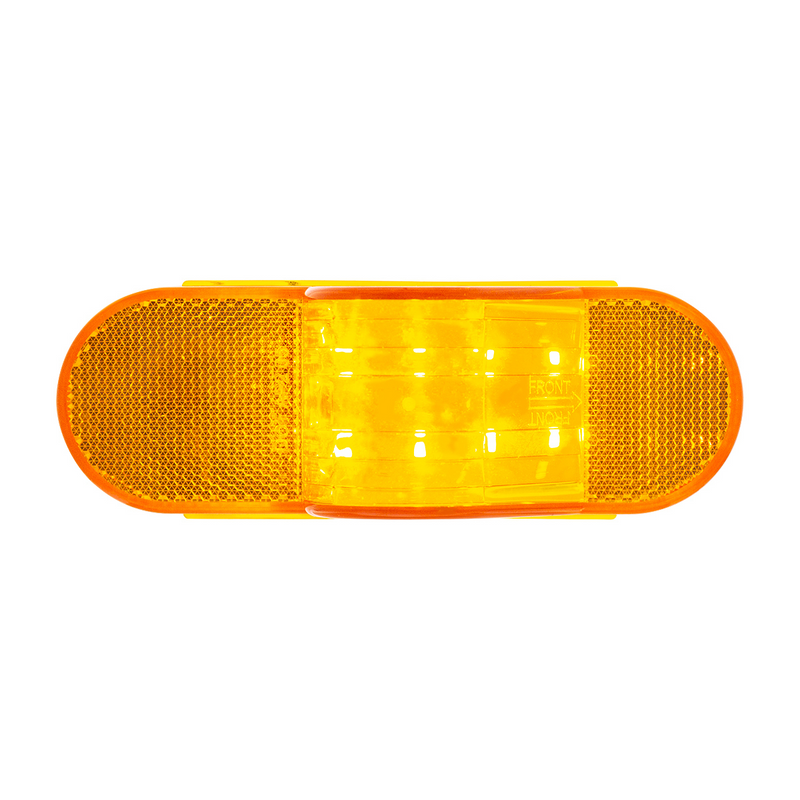 United Pacific 8 LED Mid-Trailer Turn Signal Light Amber LED/Amber Lens (Card) 38922
