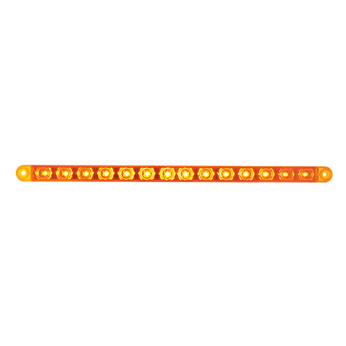 United Pacific 14 Amber LED 12in Flush Mount Light Amber Lens UNP38946B