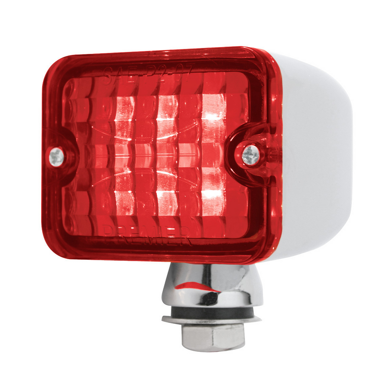 United Pacific 6 LED Medium Rod Light Red LED/Red Lens 39193