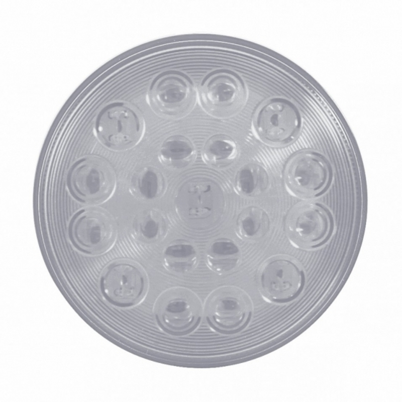 United Pacific 21 LED "Competition Series" 4" Round Light (Stop, Turn & Tail) Red LED/Clear Lens 39207