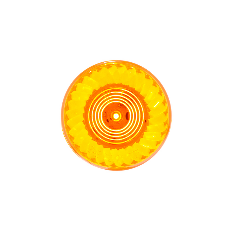 United Pacific 7 LED 2" Round Turbine Light (Clearance/Marker) Amber LED/Amber Lens 39222