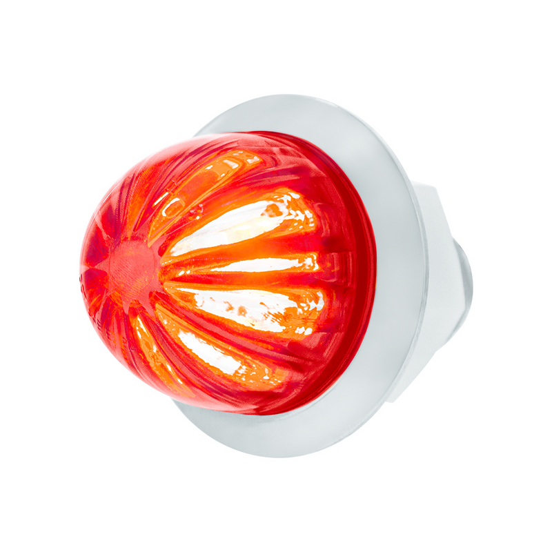 United Pacific 2 LED Dual Function 1-1/8" Watermelon Light (Clearance/Marker) Red LED/Red Lens 39228