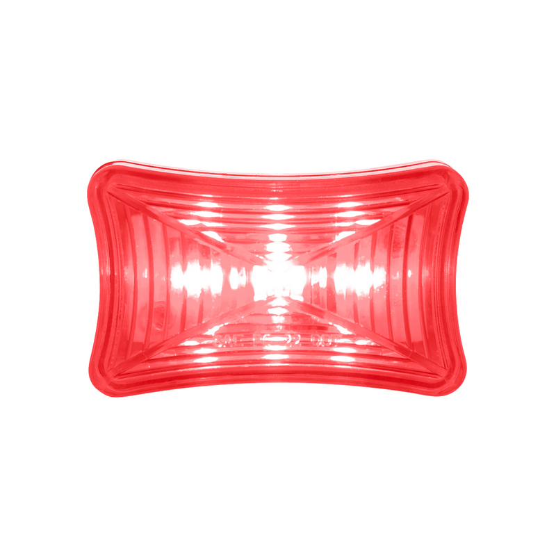 United Pacific 3 LED Rectangular Clearance/Marker Light-Red LED/Red Lens 39246