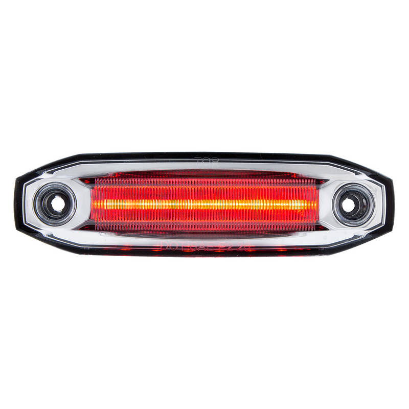 United Pacific 6 Red LED Light (Clearance/Marker) With 6 Red LED Side Ditch Light 39305