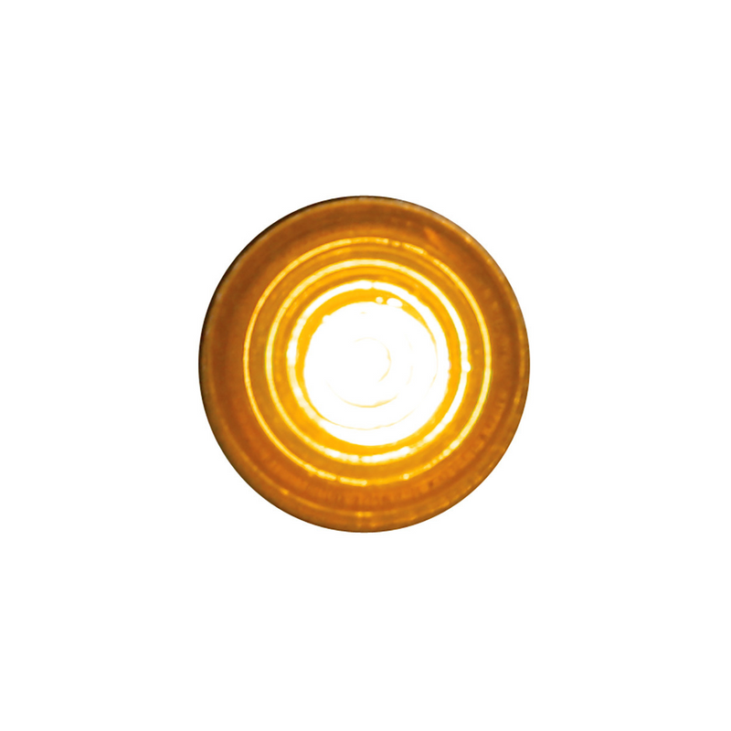 United Pacific Single LED Indicator Light Amber 39314